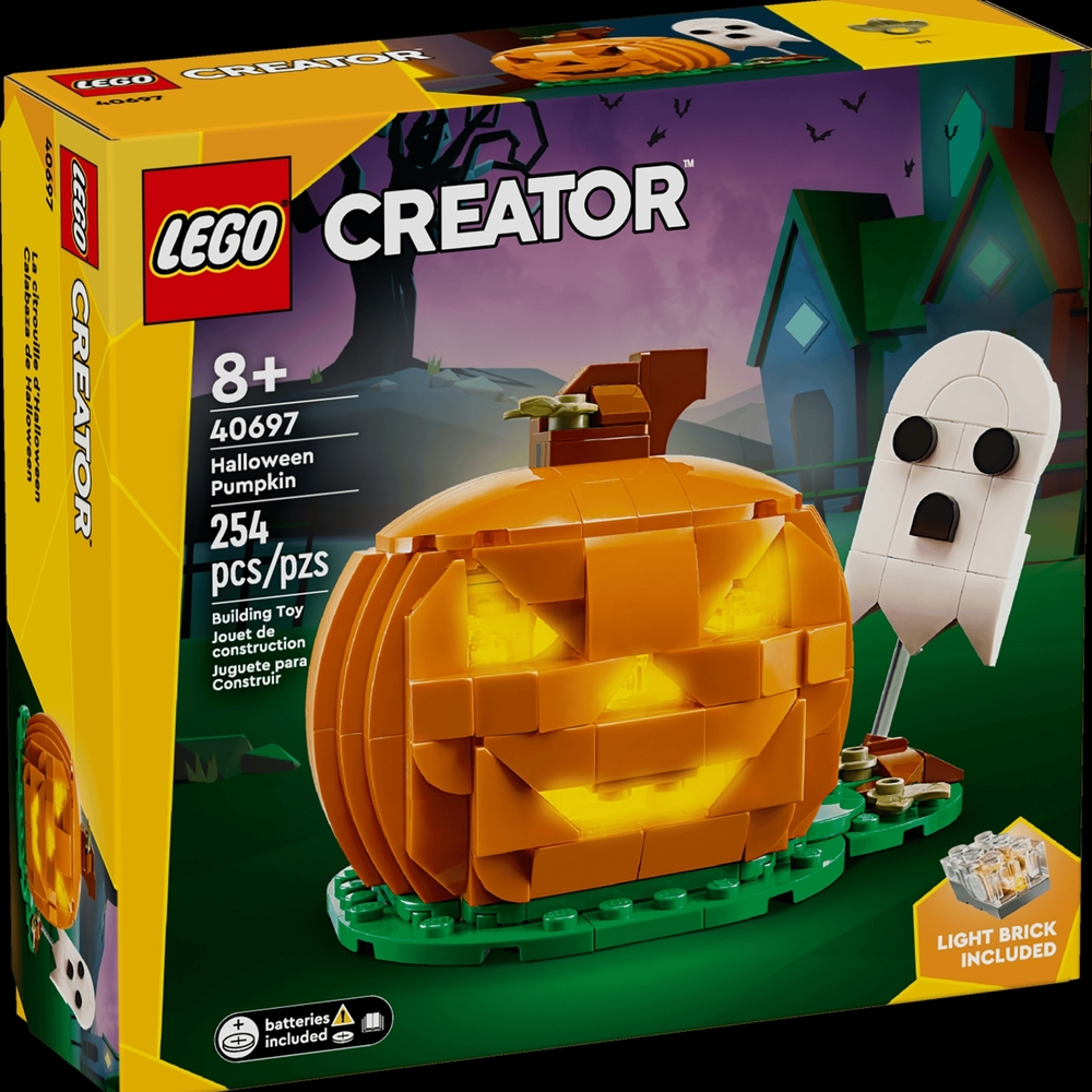 LEGO Creator Halloween Pumpkin 40697 Light Up Ghost Seasonal New Sealed